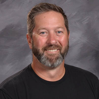 Joel Leegwater smiling at the camera