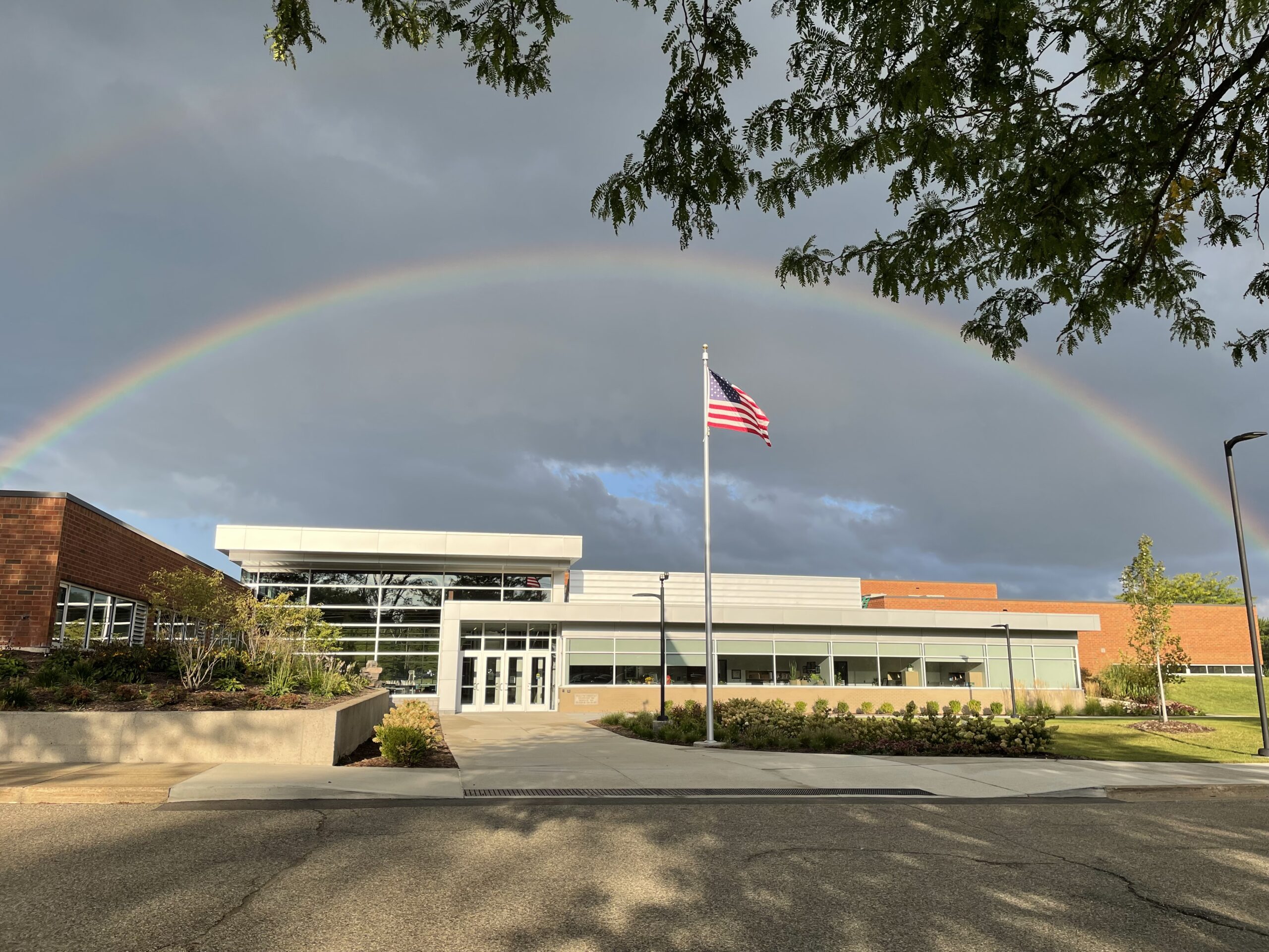 Rainbow over HCMS